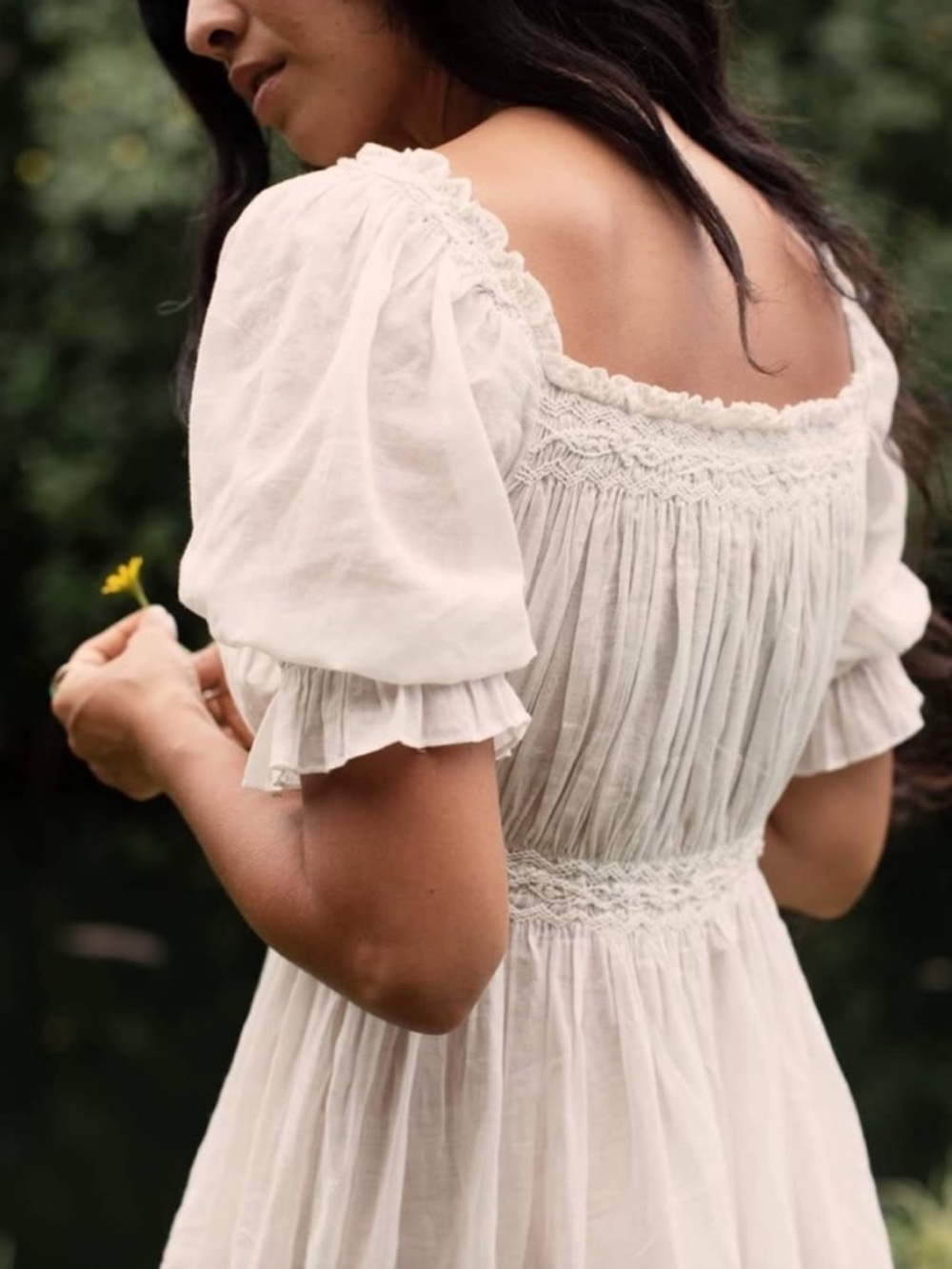 Doen Eclipse Night Dress in Salt - Picture 3 of 10